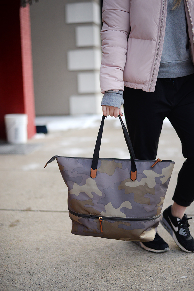 stella and dot camo sweatshirt