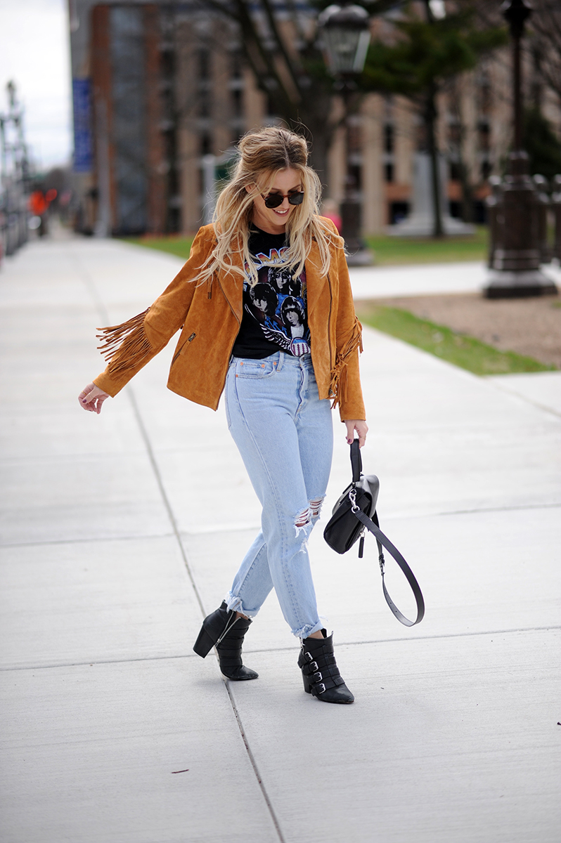 Fringe + Mom Jeans - Blonde Bedhead